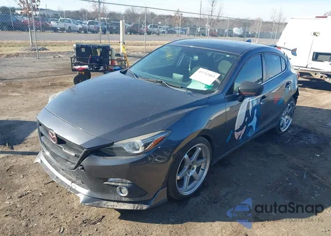 2015 Mazda Mazda3 S Grand Touring из США, поврежденный, VIN JM1BM1M32F1271832